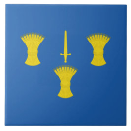 Vlag van Cheshire (Britse provincie) keramische Te Tegeltje