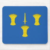 Vlag van Cheshire (Graafschap in VK) Muismat (Voorkant)
