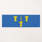 Vlag van Cheshire (Verenigd Koninkrijk) Yogamat (Voorkant (horizontaal))