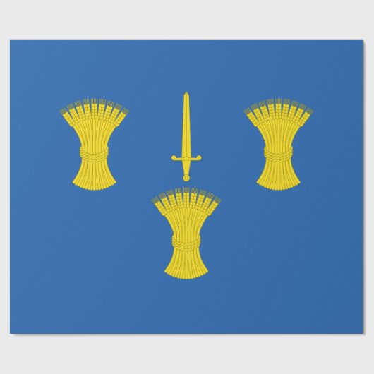 Vlag van Cheshire (VK) Cadeaupapier (Vlak)