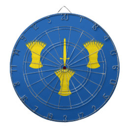 Vlag van Cheshire (VK) Dartbord