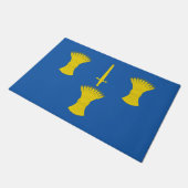 Vlag van Cheshire (VK) Deurmat (Schuin)