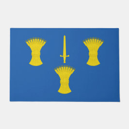 Vlag van Cheshire (VK) Deurmat