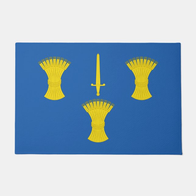 Vlag van Cheshire (VK) Deurmat (Voorkant)