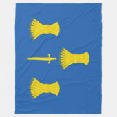 Vlag van Cheshire (VK) Fleece Deken (Voorkant)