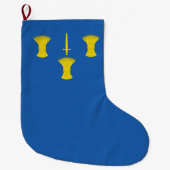 Vlag van Cheshire (VK) Grote Kerstsok (Voorkant)