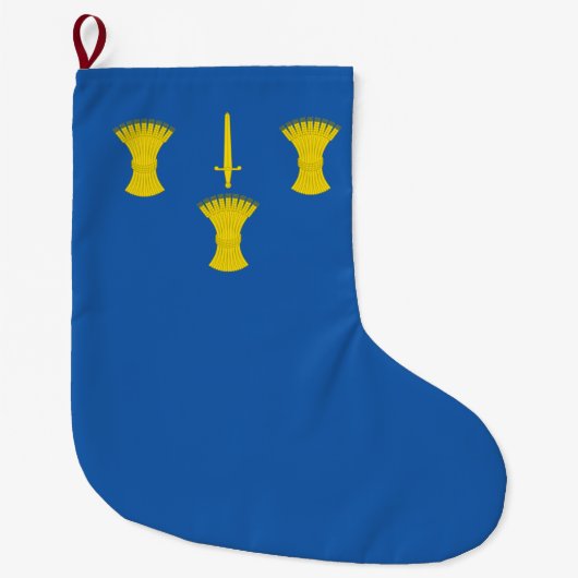 Vlag van Cheshire (VK) Grote Kerstsok (Voorkant)