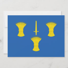 Vlag van Cheshire (VK) Kaart