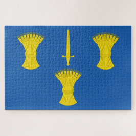 Vlag van Cheshire (VK) Legpuzzel