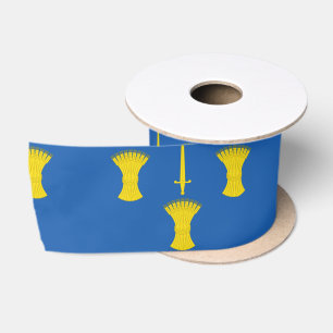 Vlag van Cheshire (VK) Satijnen Lint