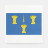 Vlag van Cheshire (VK) Servet (Voorkant)