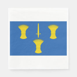 Vlag van Cheshire (VK) Servet