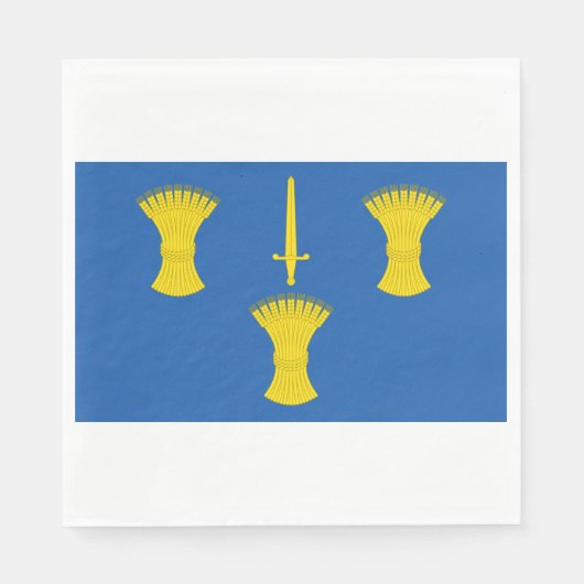Vlag van Cheshire (VK) Servet (Voorkant)