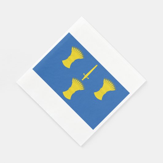 Vlag van Cheshire (VK) Servet (Hoek)