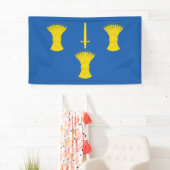 Vlag van Cheshire (VK) Spandoek (Insitu)