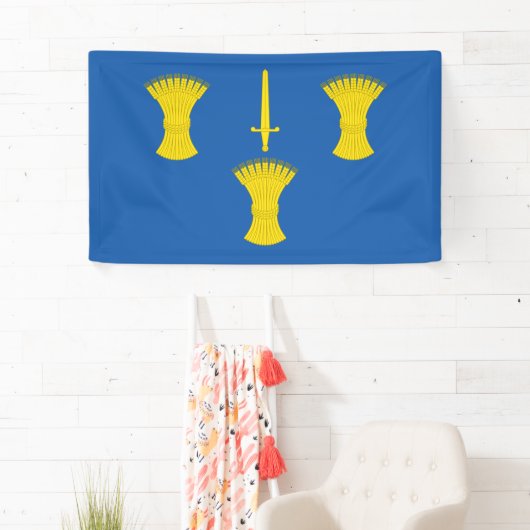 Vlag van Cheshire (VK) Spandoek (Insitu)