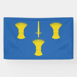 Vlag van Cheshire (VK) Spandoek