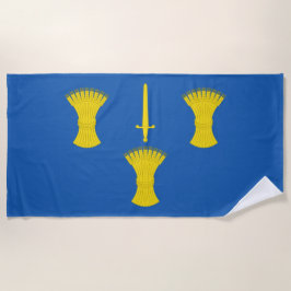 Vlag van Cheshire (VK) Strandlaken