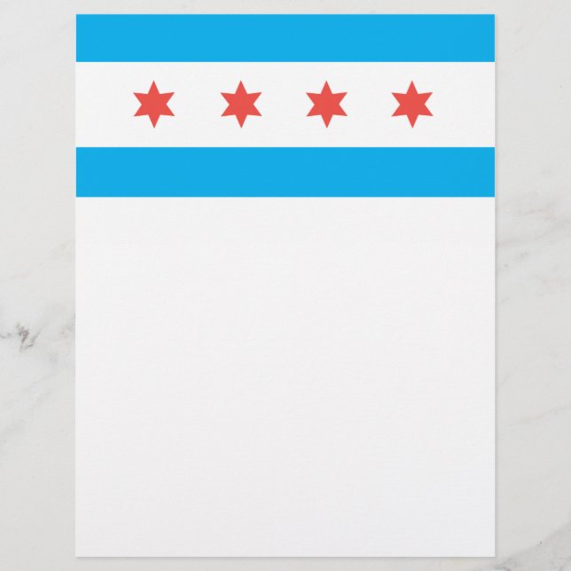 vlag van Chicago (Voorkant)