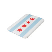 vlag van Chicago Badmat (Gekanteld)