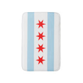vlag van Chicago Badmat (Voorkant Verticaal)