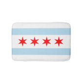 vlag van Chicago Badmat (Voorkant)