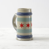 Vlag van Chicago Bierpul (Voorkant links)