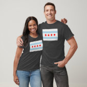Vlag van Chicago Blizzard Blue T-shirt (Unisex)