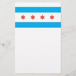 vlag van Chicago Briefpapier