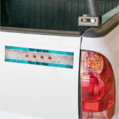  vlag van Chicago Bumpersticker (Op Truck)