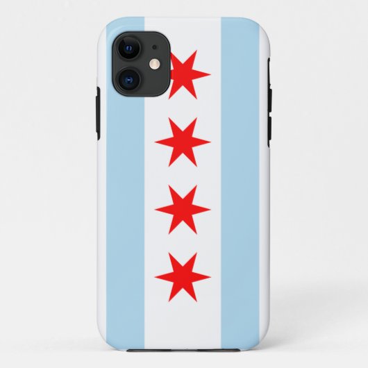 Vlag van Chicago Case-Mate iPhone Case (Achterkant)