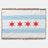 Vlag van Chicago Deken (Voorkant)