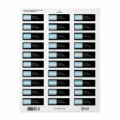 Vlag van Chicago Etiket (Full Sheet)