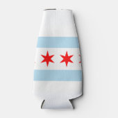 vlag van Chicago Flesjeskoeler (Voorkant)