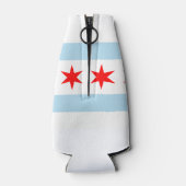 vlag van Chicago Flesjeskoeler (Achterkant)