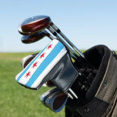 Vlag van Chicago Golfheadcover (Insitu)