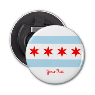 Vlag van Chicago, Illinois Bottle Opener