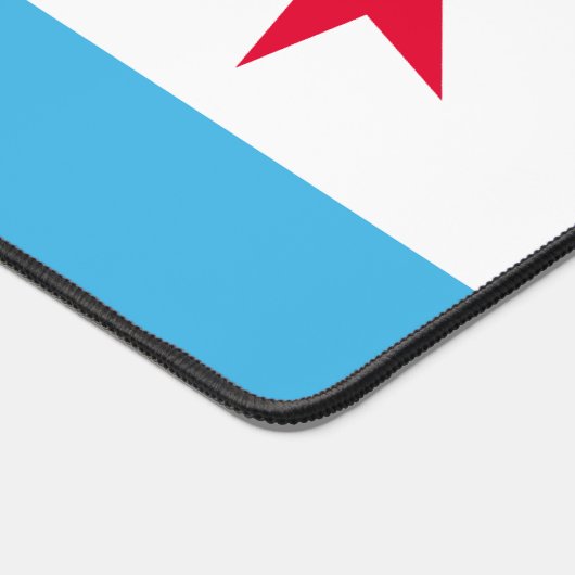 Vlag van Chicago, Illinois Bureaumat (Hoek)