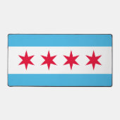 Vlag van Chicago, Illinois Bureaumat (Voorkant)