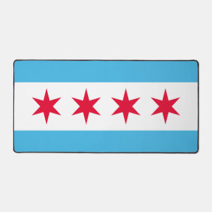 Vlag van Chicago, Illinois Bureaumat