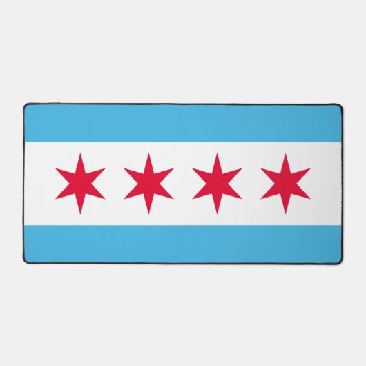 Vlag van Chicago, Illinois Bureaumat (Voorkant)