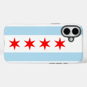 Vlag van Chicago, Illinois Case-Mate iPhone Case (Achterkant (horizontaal))