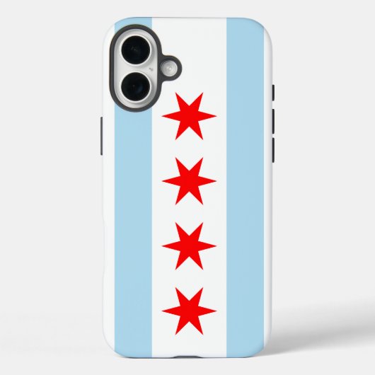 Vlag van Chicago, Illinois Case-Mate iPhone Case (Achterkant)