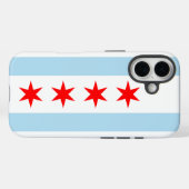 Vlag van Chicago, Illinois Case-Mate iPhone Case (Achterkant (horizontaal))