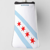 Vlag van Chicago, Illinois Golfheadcover (Draai 90)
