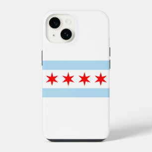 Vlag van Chicago, Illinois iPhone 14 Hoesje