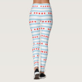 Vlag van Chicago, Illinois Leggings (Achterkant)