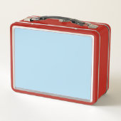 Vlag van Chicago, Illinois Metalen Lunchbox (Achterkant)
