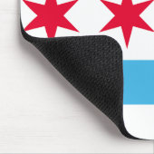 Vlag van Chicago, Illinois Muismat (Hoek)