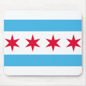 Vlag van Chicago, Illinois Muismat (Voorkant)